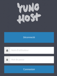 Page de connexion